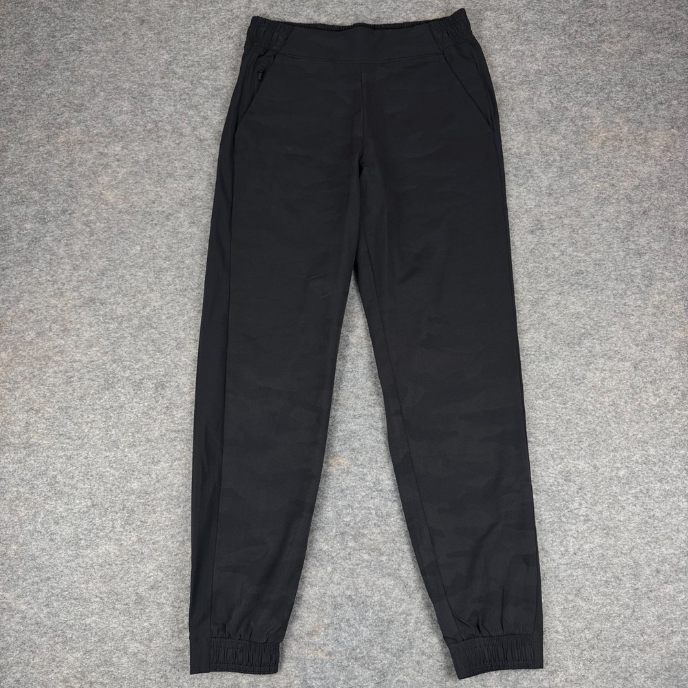 Athleta‎ Brooklyn Camo Jogger 29" Pocket Polyester Stretch Black Womens 4